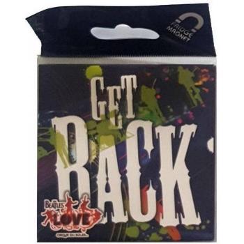 Imán de nevera The Beatles Get Back Negro/blanco/verde One Size