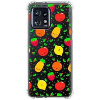 Funda Antigolpes de Silicona para Motorola Edge 40 Pro 5G con Diseño de Frutas 01