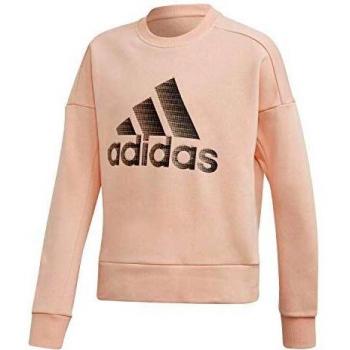 adidas YG ID HLDCREW Sudadera, Unisex niños, rosbri, 116
