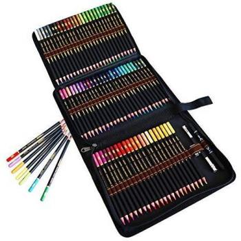 72 lápices de colores dibujo profesional,dibujo a lapiz set artistico para libros de colorear o útiles escolares para adultos y niños. Serie de calidad y con minas de colores vibrantes