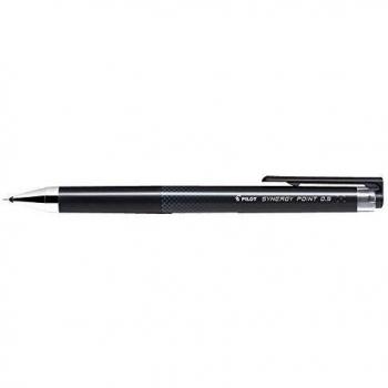 Boligrafo pilot synergy point retractil sujecion de caucho tinta gel 0,5 mm negro