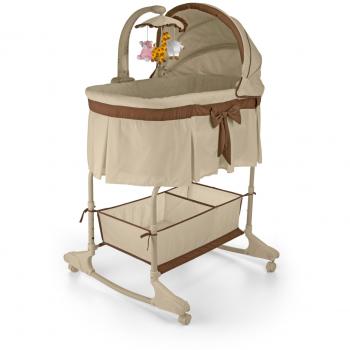 Milly Mally 1803 Sweet Melody Cuna con mando a distancia, color beige