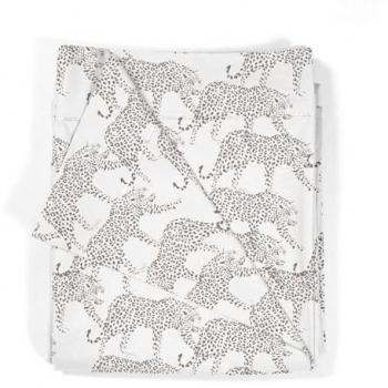 Juego de Sábanas Infantil Estampado Jaguar para Cama 80x135 - Colección Mundo Fantasy