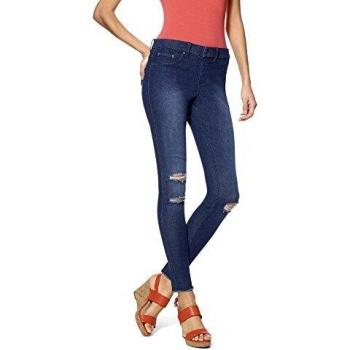 Hue LEGGING RIPPED KNEE DENIM, COLOR INK WASH TALLA XS