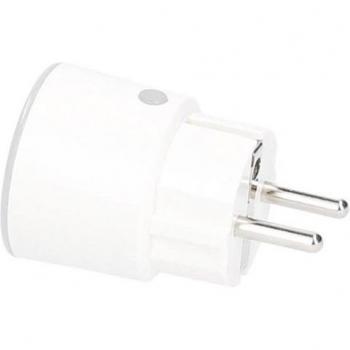 Enchufe Inteligente Wifi 3680W con Interruptor On/Off, Compatible con Google y Alexa, Protección IP20