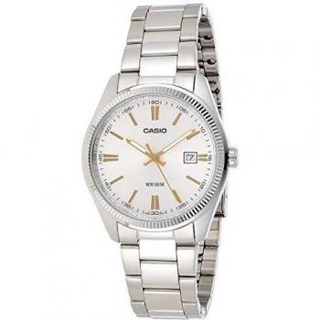 Casio mtp1302d7a2vdf a488zwristwatch mens stainless steel silvercoloured strap