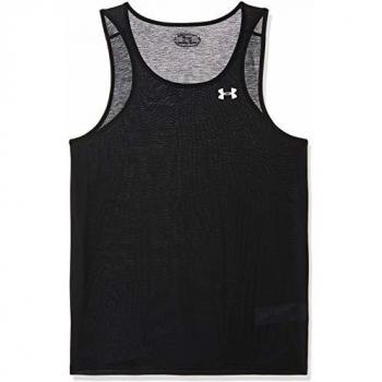 Under Armour UA Streaker Singlet Camiseta sin Mangas, Hombre, Negro, XL