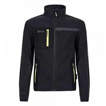 Sudadera de trabajo con cremallera U-Power Venus, 100% Poliéster, color Negro, tamaño S
