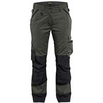 Pantalón de Trabajo para Mujer Blaklader Jardinería Verde Militar/Negro Talla 48