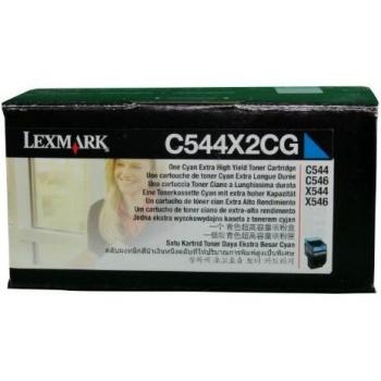 Lexmark C544X2CG Cyan Extra High Yield Toner Cartridge (4000 Pages)