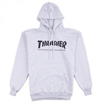 Sudadera con Capucha Thrasher Skate Mag Gris Unisex