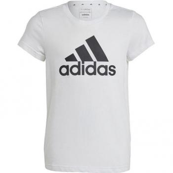 Adidas Essentials Big Logo Camiseta de Manga Corta Niña Blanco
