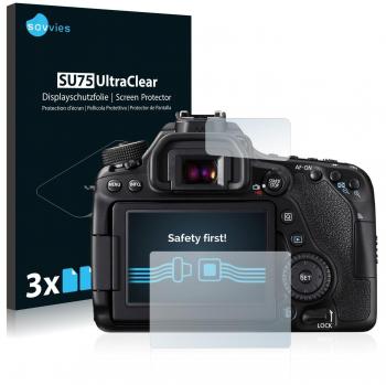 savvies Protector Pantalla Compatible con Canon EOS 80D