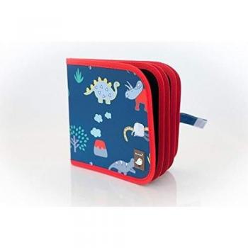 Jaq Jaq Bird CCB-Dino Color It & Go - Libro borrable, 8 x 8 Pulgadas, Multicolor