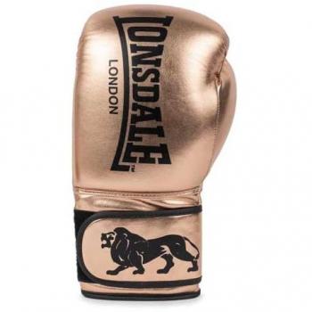 Lonsdale Dinero 14 oz Pink Artificial Leather Boxing Gloves