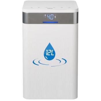 Deshumidificador Jocel JDE001405, 12L/día, Hasta 25m², Wi-Fi, 2 Velocidades, Depósito de 2L