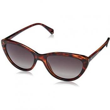 Polaroid Cat Eye Women's Havana Brown Gradient Polarized Sunglasses - One Size