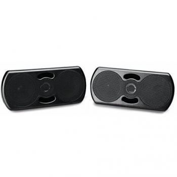 sinustec 13938 UB 5000 de construcción altavoz, Negro, Set of 2