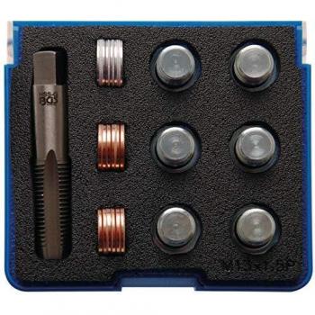 Kit de reparación para roscas de drenaje de aceite M13 x 1,5 mm - BGS 156