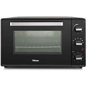 Tristar OV-3635 Horno de convección, 48 litros, Horno eléctrico multifunción de sobremesa, bandeja, rejilla y mango incluidos, temporizador de 90 min, temperatura ajustable hasta 230 grados, 2000 W