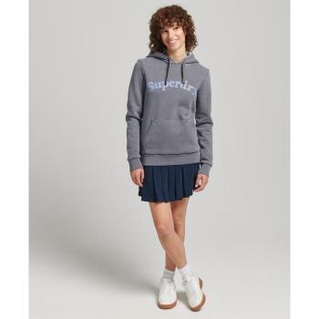 Sudadera con Capucha Vintage Cooper Clásica para Mujer - Color Marino