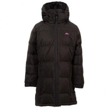 Trespass Tiffy Black Jacket for Girls (Ages 5-6)