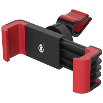Soporte de Coche Universal Claw E6260 para Móviles 3.5-6.3, Rojo y Negro