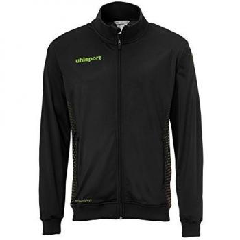 Uhlsport Score Track Chaqueta, Hombre, Negro/Verde flúor, S