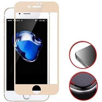 Protector Pantalla Completa 3D Cristal Templado Para Iphone 7, 4,7 Dorado