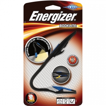 Energizer - Linterna LED Booklite, Ideal para Lectura de Libros y Partituras, Funciona con 2 Pilas CR2032