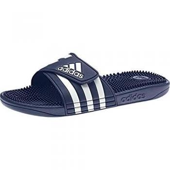 Adidas Adissage Dark Blue/White Slides Unisex