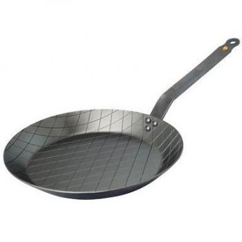 De Buyer 5616.24 - Sartén para carne, acero, 24 cm