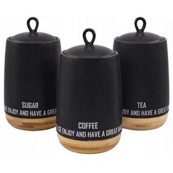 Set de 3 Botes Feel Maestro MR-20029-03CS Cerámica