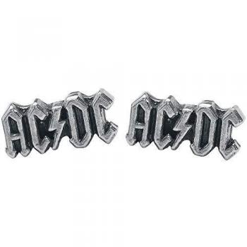AC/DC Logo Mujer Set de Pendientes Plateado, Peltre,