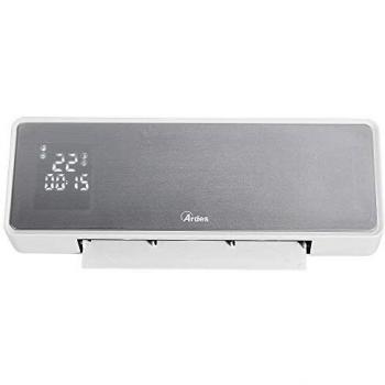 Calefactor cerámico de pared Ardes AR4W07P con ventilador, pantalla LED, programador semanal, IP22, temporizador 24h y control remoto