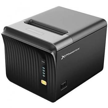 PHOENIX Impresora Ticket TERMICA Directa 80MM PHOENIX - USB - Serial - Red ETHERNET - RJ11 - MAX Velocidad 300MM - S Corte AUTOMATICO Total Y Parcial - ESC - TPV - Negra