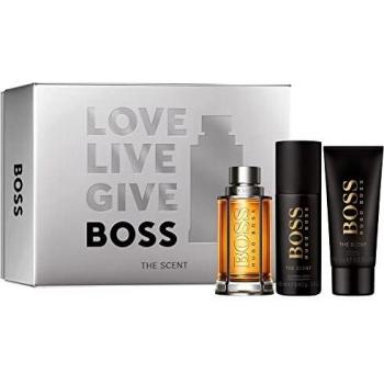 Hugo Boss The Scent Gift Set for Men, Eau de Toilette 100ml + Deodorant Spray 150ml + Shower Gel 100ml