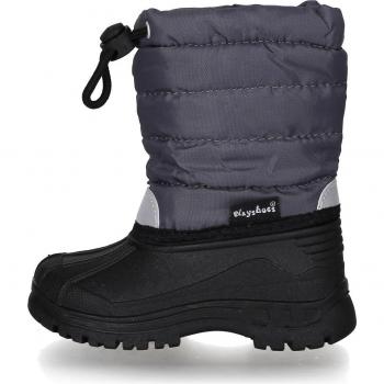 Children's Classic Winter Snow Boots with Warm Lining - Grey