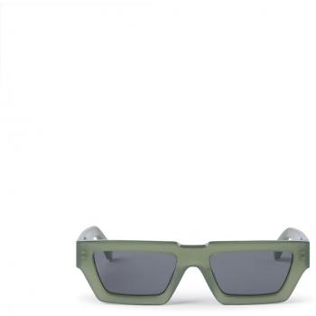 Off-White Manchester Sunglasses, Unisex, Green, Size: 54 MM