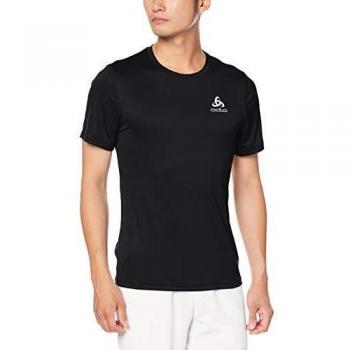 Odlo Camiseta de Hombre S/S Cuello Redondo Ceramicool Element T-Shirt, Hombre, Camiseta, 312652-15000-XL, Negro, XL