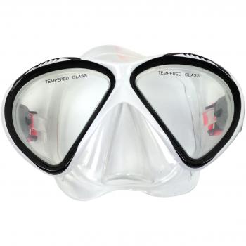 Tunturi Swimming Máscara Buceo, Unisex Adulto, Negro/Blanco, Talla Única