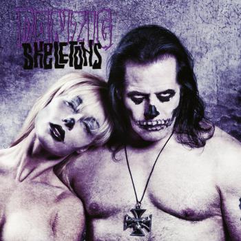 Skeletons whitered splatter vinyl vinilo