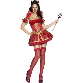 Smiffy's - Disfraz de diablesa sexy para mujer ideal para Halloween