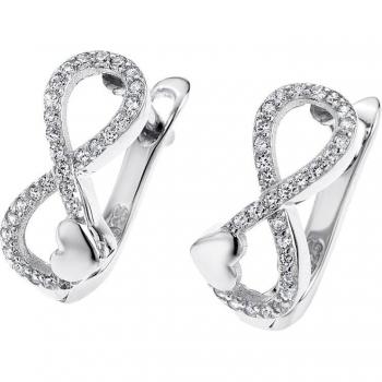 Pendientes Infinito Time Road WS01812 Plata Mujer