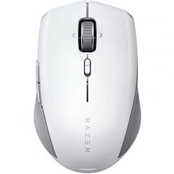 Razer Pro Click Mini Wireless Ambidextrous Optical Mouse with Bluetooth and RF, 12000 DPI, White