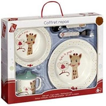 SOPHIE LA GIRAFE 460007.0 - Caja regalo con set comida, Melanina