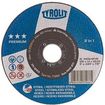 Tyrolit M77555 - Disco de corte hierro a60q-bfxa