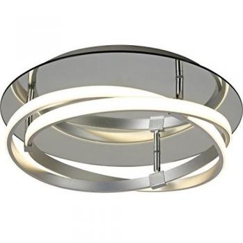 Plafón LED integrado Infinity Silver 1 bombilla 14cm