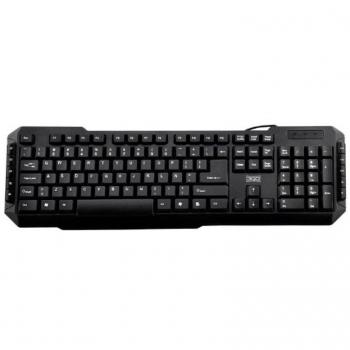 Teclado Multimedia 3GO Drile PS/2 Negro Modelo KBDRILEPS2-22