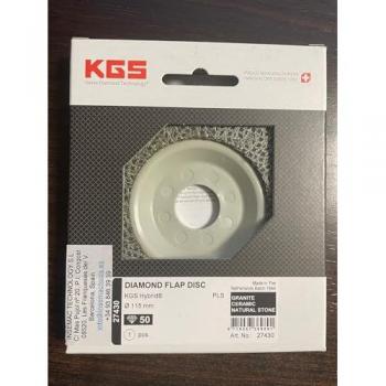 Disco Diamantado de Desbaste Hybrid KGS 115 mm x Eje 22 mm Grano 50 para Granito y Mármol